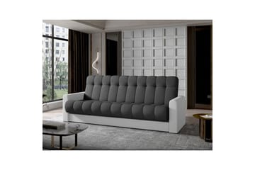 Sofa Eltap Garett 212x85x90 cm - Sawana 05, Soft 17, Grå, Hvit - Møbler - Sofaer - Sovesofaer