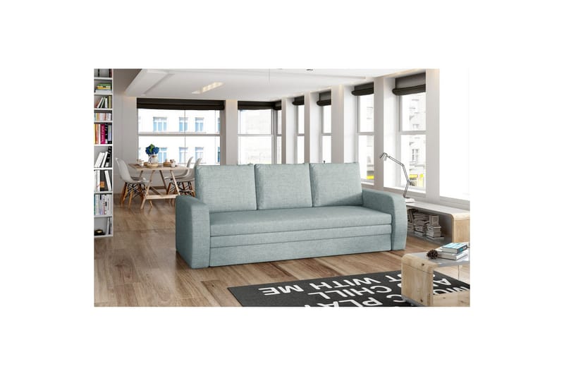 Sofa Eltap Inversa 220x83x89 cm, Trekk 70, Blå