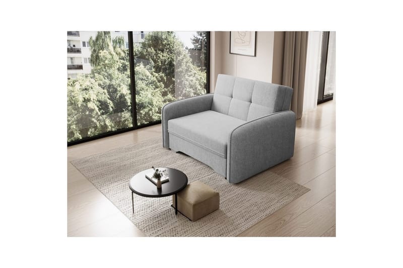 Sofa Eltap Laine 102x109x84 cm - Poco 3, Lys grå - Møbler - Sofaer - Sovesofaer