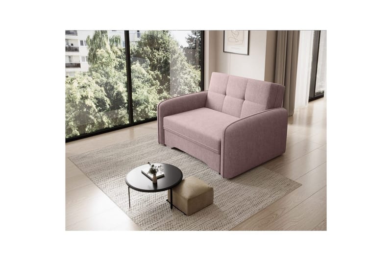 Sofa Eltap Laine 102x109x84 cm - Poco 101, Rosa - Møbler - Sofaer - Sovesofaer