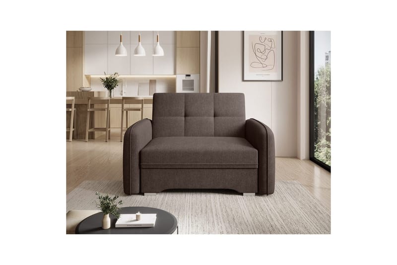 Sofa Eltap Laine 102x109x84 cm - Poco 22, Brun - Møbler - Sofaer - Sovesofaer