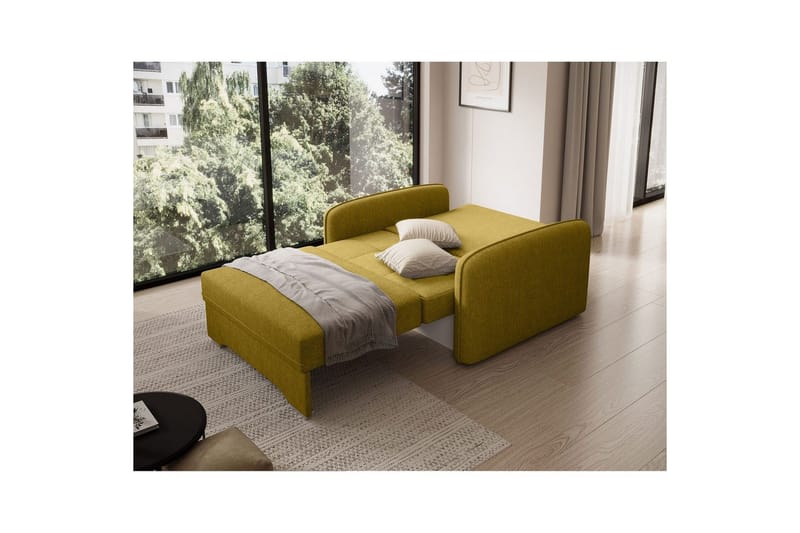 Sofa Eltap Laine 102x109x84 cm - Poco 50, Gul - Møbler - Sofaer - Sovesofaer