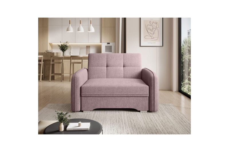 Sofa Eltap Laine 102x109x84 cm - Poco 101, Rosa - Møbler - Sofaer - Sovesofaer