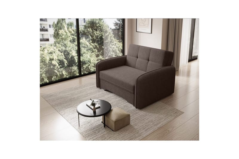 Sofa Eltap Laine 102x109x84 cm - Poco 22, Brun - Møbler - Sofaer - Sovesofaer