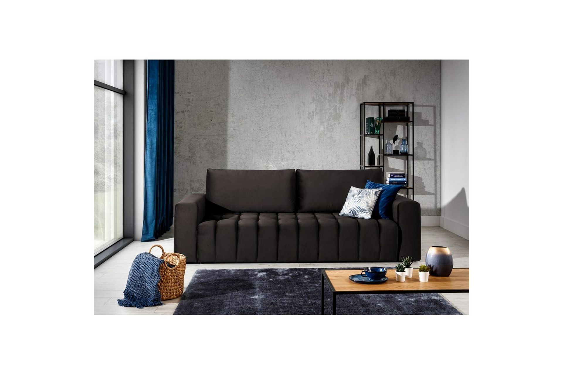 Sofa Eltap Lazaro 247x97x92 cm - Monolith 29, Mørk Brun