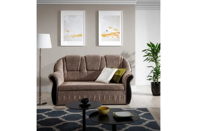 Sofa Eltap Lord 180x85x105 cm - Dora 22, Brun - Møbler - Sofaer - Sovesofaer