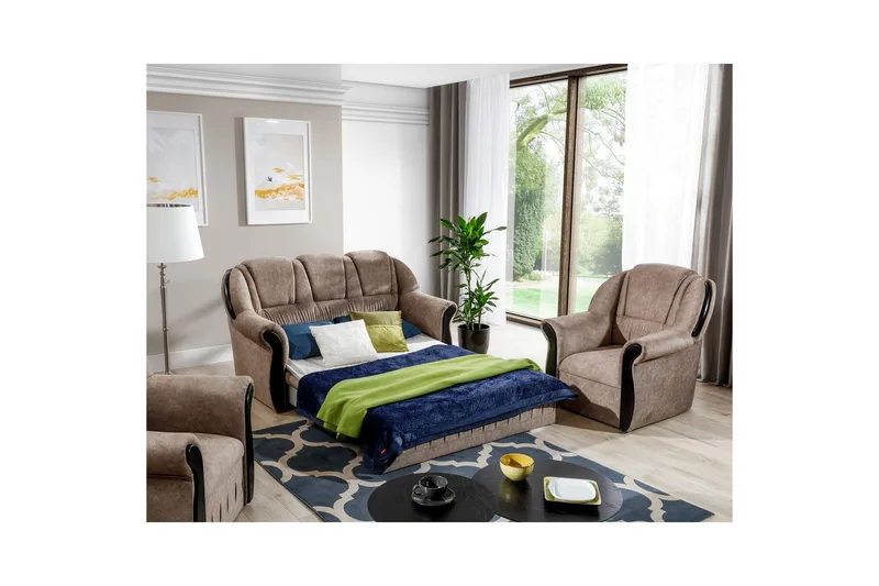 Sofa Eltap Lord 180x85x105 cm - Dora 22, Brun - Møbler - Sofaer - Sovesofaer