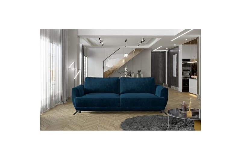 Sofa Eltap Megis 242x95x90 cm, Kronos 09, Mørk blå