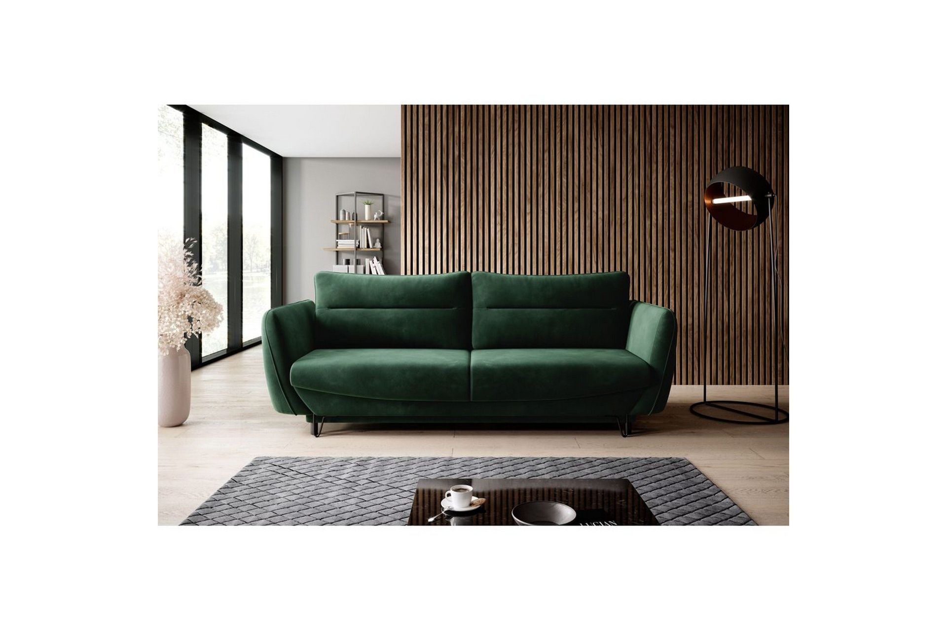 Sofa Eltap Silva 236x95x90 cm - Loco 35, Mørk Grønn