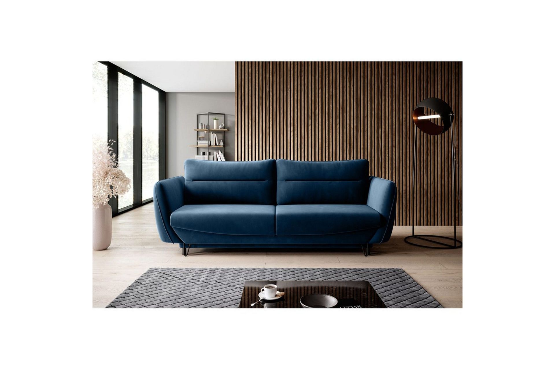 Sofa Eltap Silva 236x95x90 cm - Lukso 40, Mørk Blå