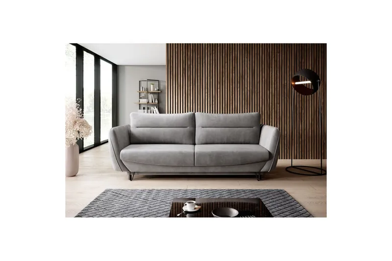 Sofa Eltap Silva 236x95x90 cm - Nube 3, Grå - Møbler - Sofaer - Sovesofaer