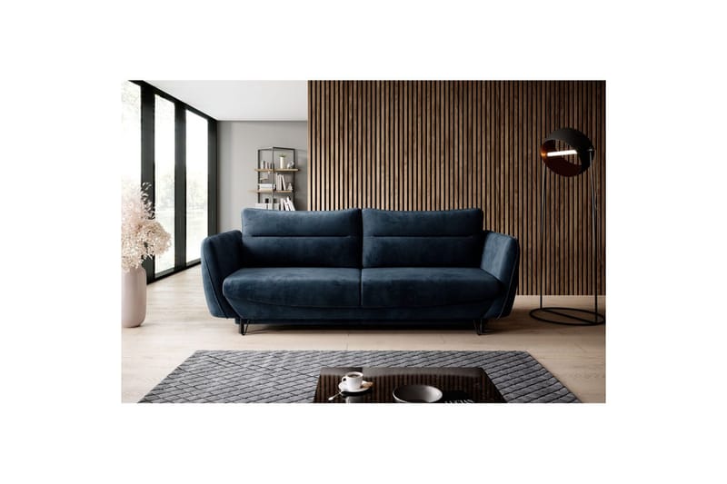 Sofa Eltap Silva 236x95x90 cm, Nube 40, Mørk Blå