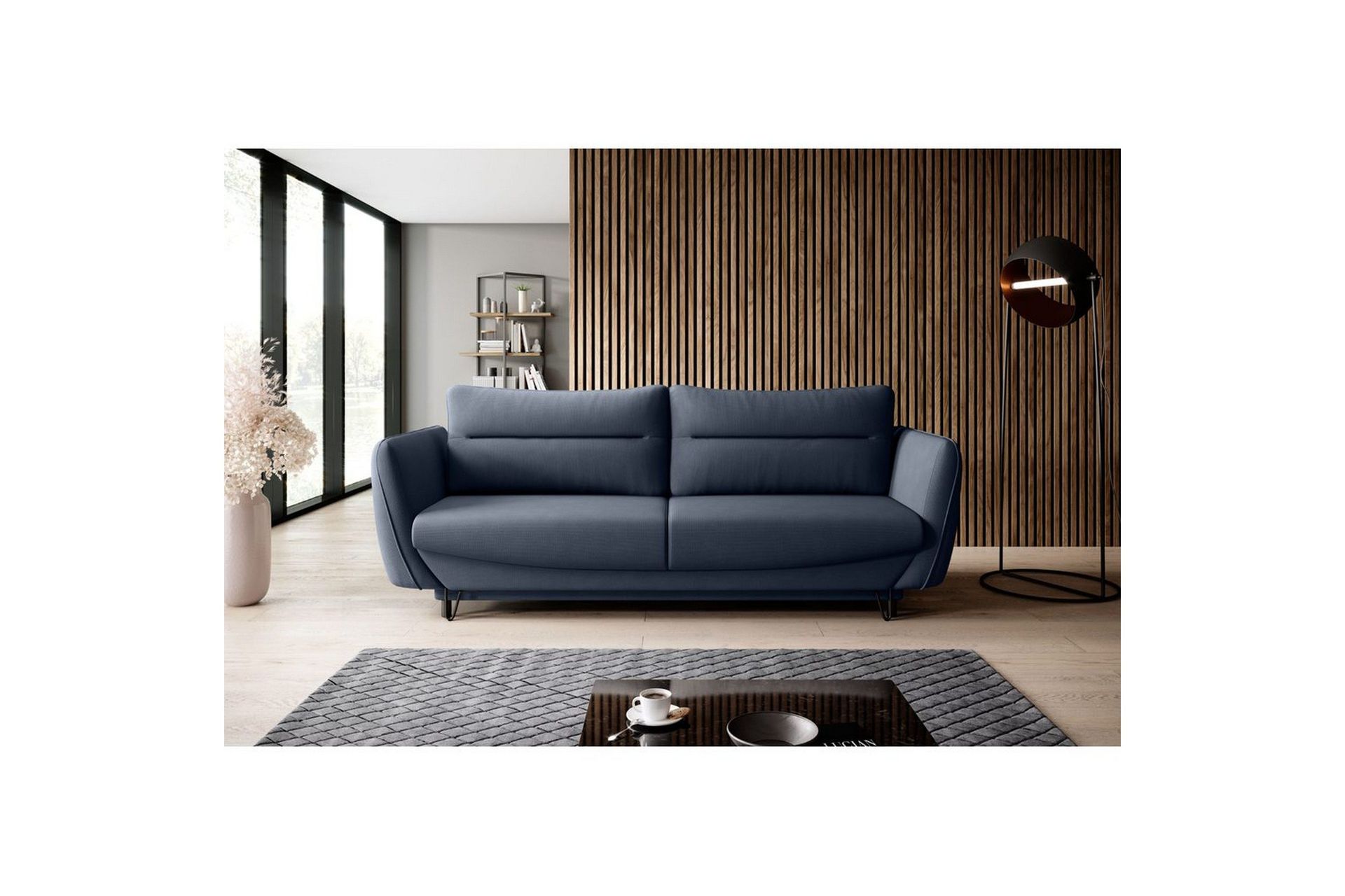 Sofa Eltap Silva 236x95x90 cm - Poco 40, Blå