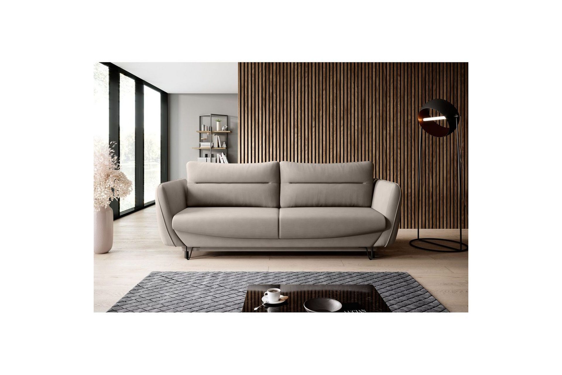 Sofa Eltap Silva 236x95x90 cm - Poco 7, Beige