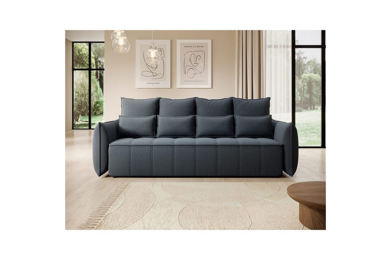 Sofa Eltap Weltton 242x106x94 cm - Enjoy 40, Blå - Møbler - Sofaer - Sovesofaer