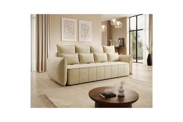 Sofa Eltap Weltton 242x106x94 cm - Monolith 04, Beige - Møbler - Sofaer - Sovesofaer