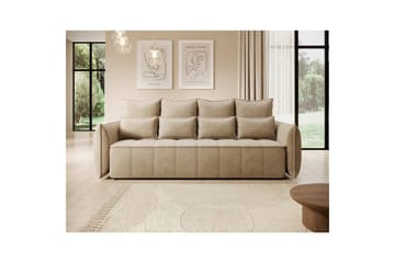 Sofa Eltap Weltton 242x106x94 cm - Nube 20, Beige - Møbler - Sofaer - Sovesofaer