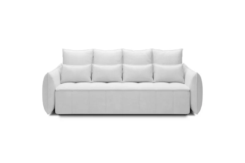 Sofa Eltap Weltton 242x106x94 cm, Paolli 01, Hvit