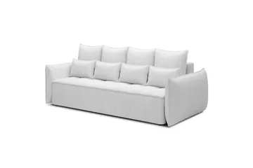 Sofa Eltap Weltton 242x106x94 cm - Paolli 01, Hvit - Møbler - Sofaer - Sovesofaer