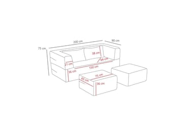 Solin Sovesofa 2-sits - Brun - Møbler - Sofaer - Sovesofaer