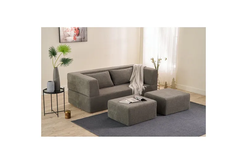 Solin Sovesofa 2-sits - Grå - Møbler - Sofaer - Sovesofaer