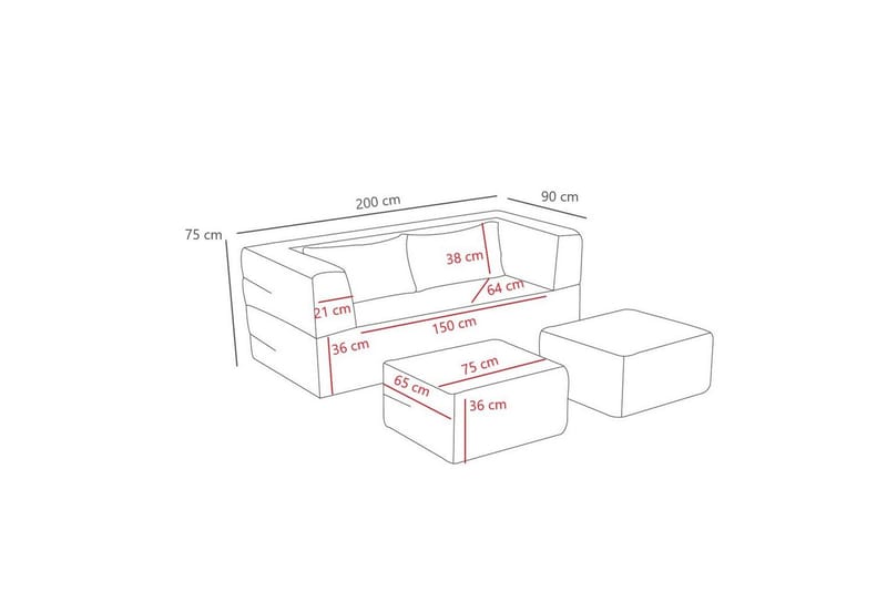 Solin Sovesofa 2-sits - Grønn - Møbler - Sofaer - Sovesofaer