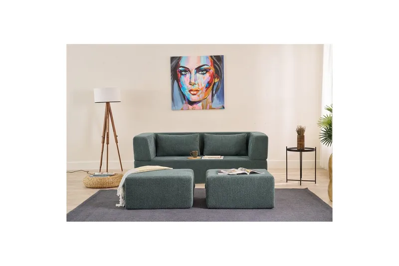 Solin Sovesofa 2-sits - Grønn - Møbler - Sofaer - Sovesofaer
