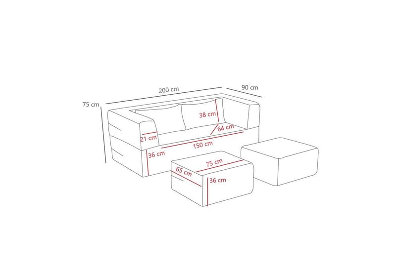 Solin Sovesofa 2-sits - Grønn - Møbler - Sofaer - Sovesofaer
