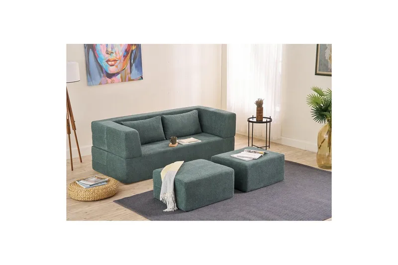 Solin Sovesofa 2-sits - Grønn - Møbler - Sofaer - Sovesofaer