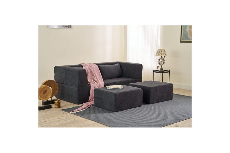 Solin Sovesofa 2-sits - Mørkegrå - Møbler - Sofaer - Sovesofaer