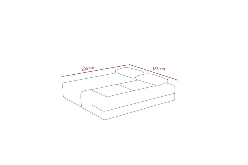 Solin Sovesofa 2-sits - Oransje - Møbler - Sofaer - Sovesofaer