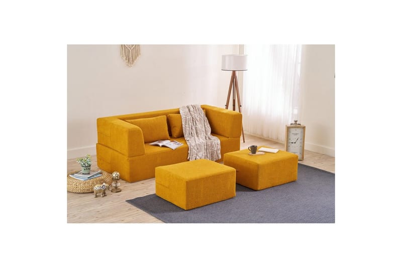 Solin Sovesofa 2-sits - Oransje - Møbler - Sofaer - Sovesofaer