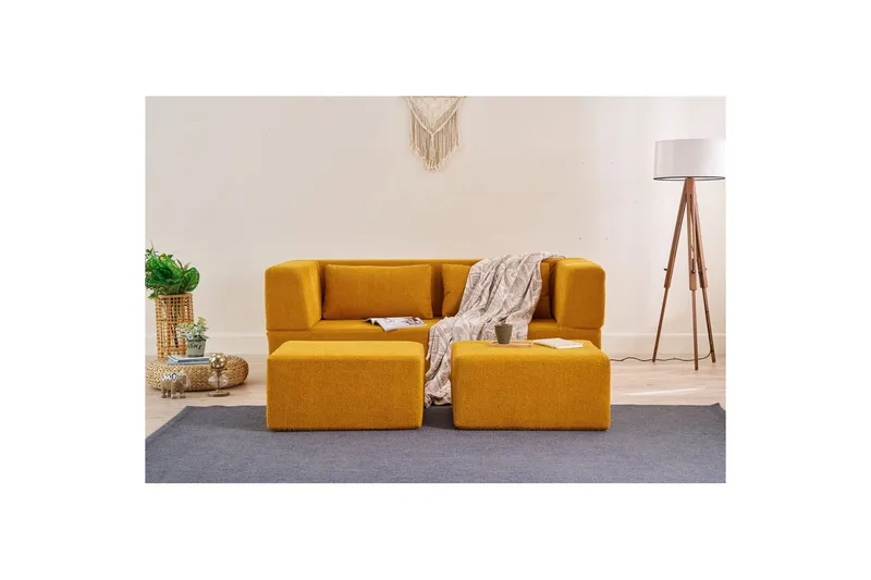 Solin Sovesofa 2-sits - Oransje - Møbler - Sofaer - Sovesofaer
