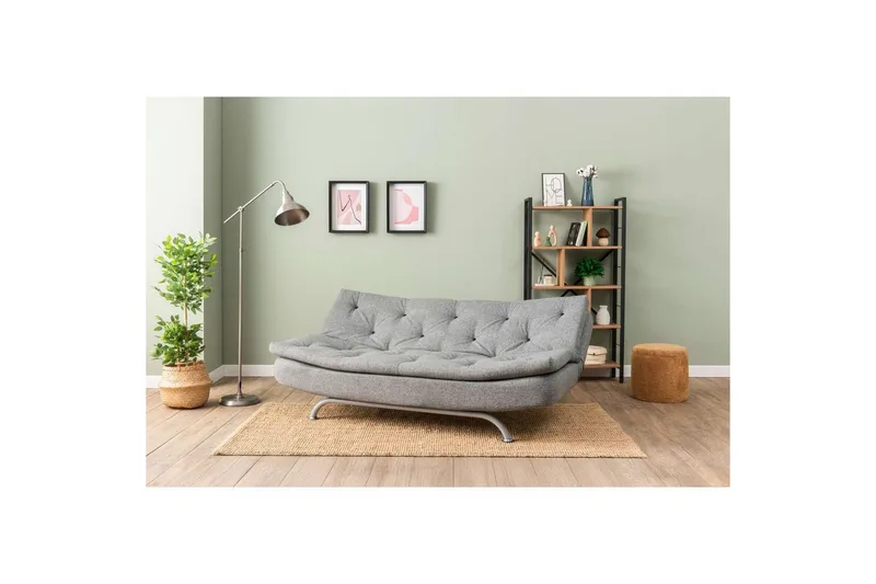 Soren Sovesofa 3-sits - Lysegrå - Møbler - Sofaer - Sovesofaer