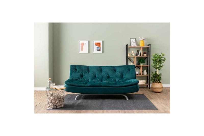 Soren Sovesofa 3-sits - Petrol Grønn - Møbler - Sofaer - Sovesofaer