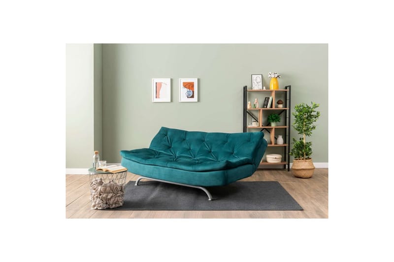 Soren Sovesofa 3-sits - Petrol Grønn - Møbler - Sofaer - Sovesofaer