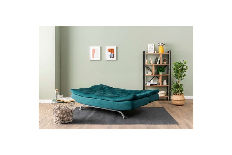 Soren Sovesofa 3-sits - Petrol Grønn - Møbler - Sofaer - Sovesofaer