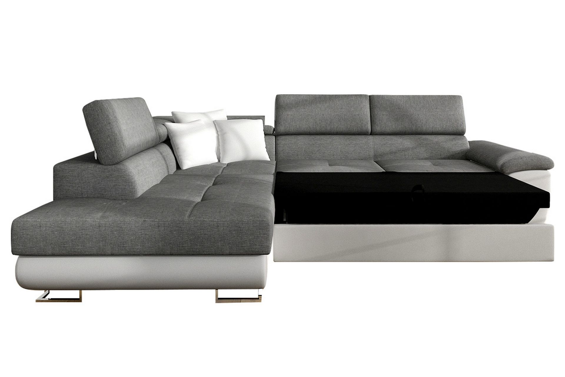 Sorsele Hjørnesofa Høyre - Grå - Møbler - Sofaer - Sovesofaer