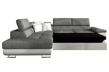 Sorsele Hjørnesofa Høyre - Grå - Møbler - Sofaer - Sovesofaer