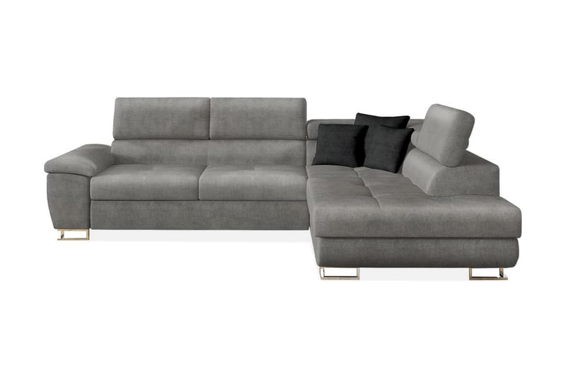 Sorsele Hjørnesofa Høyre - Grå - Møbler - Sofaer - Sovesofaer
