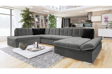 Sorsele Hjørnesofa Høyre - Grå - Møbler - Sofaer - Sovesofaer