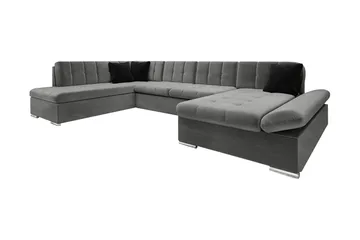 Sorsele Hjørnesofa Høyre - Grå - Møbler - Sofaer - Sovesofaer