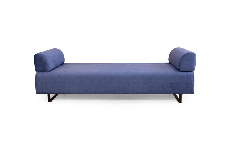 Southburn 3-seter Sovesofa 90x220 cm i Stoff med Ensidig Armlene - Blå - Møbler - Sofaer - Sovesofaer