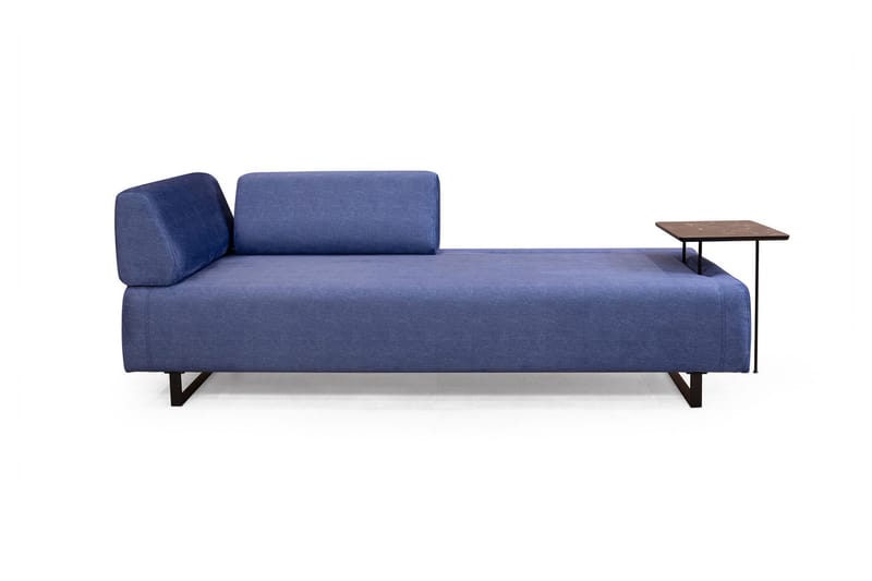 Southburn 3-seter Sovesofa 90x220 cm i Stoff med Ensidig Armlene - Blå - Møbler - Sofaer - Sovesofaer