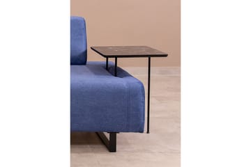 Southburn 3-seter Sovesofa 90x220 cm i Stoff med Ensidig Armlene - Blå - Møbler - Sofaer - Sovesofaer