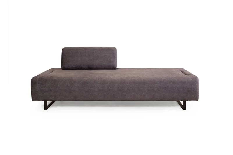 Southburn 3-seter Sovesofa 90x220 cm i Stoff med Løse Ryggputer - Svart - Møbler - Sofaer - Sovesofaer