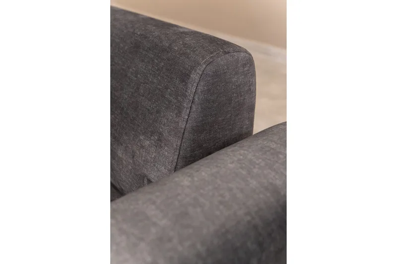 Southburn 3-seter Sovesofa 90x220 cm i Stoff med Løse Ryggputer - Svart - Møbler - Sofaer - Sovesofaer
