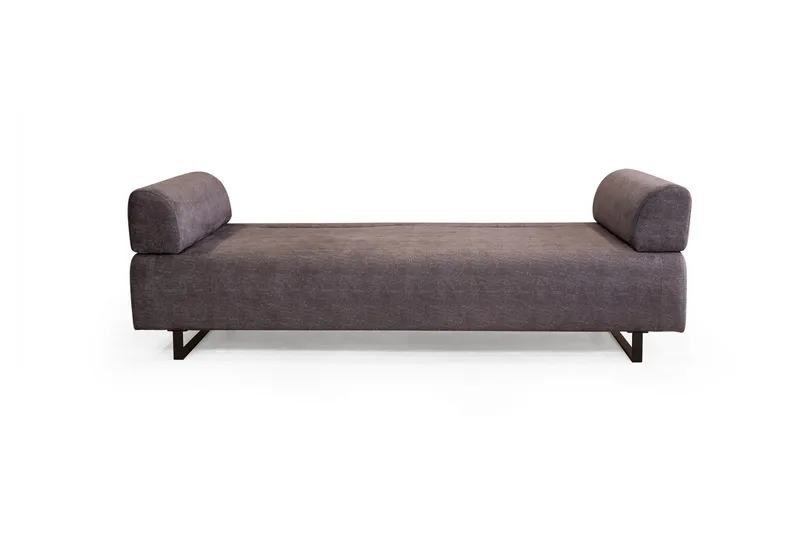 Southburn 3-seter Sovesofa 90x220 cm i Stoff med Løse Ryggputer - Svart - Møbler - Sofaer - Sovesofaer
