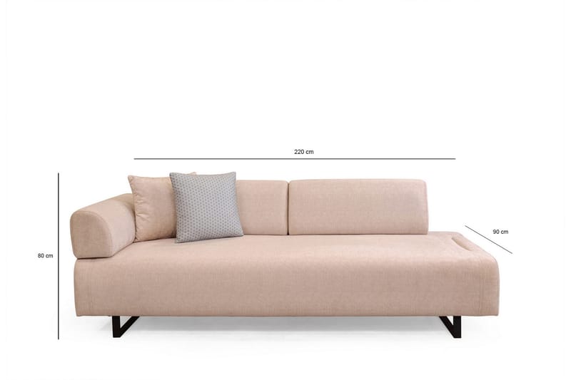 Southburn Sovesofa 3-seters - Beige - Møbler - Sofaer - Sovesofaer