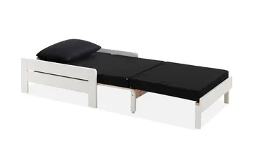 Sovaren 1-seter Uttrekkbar Sovesofa 90x200 cm i Stoff - Sort - Møbler - Sofaer - Sovesofaer